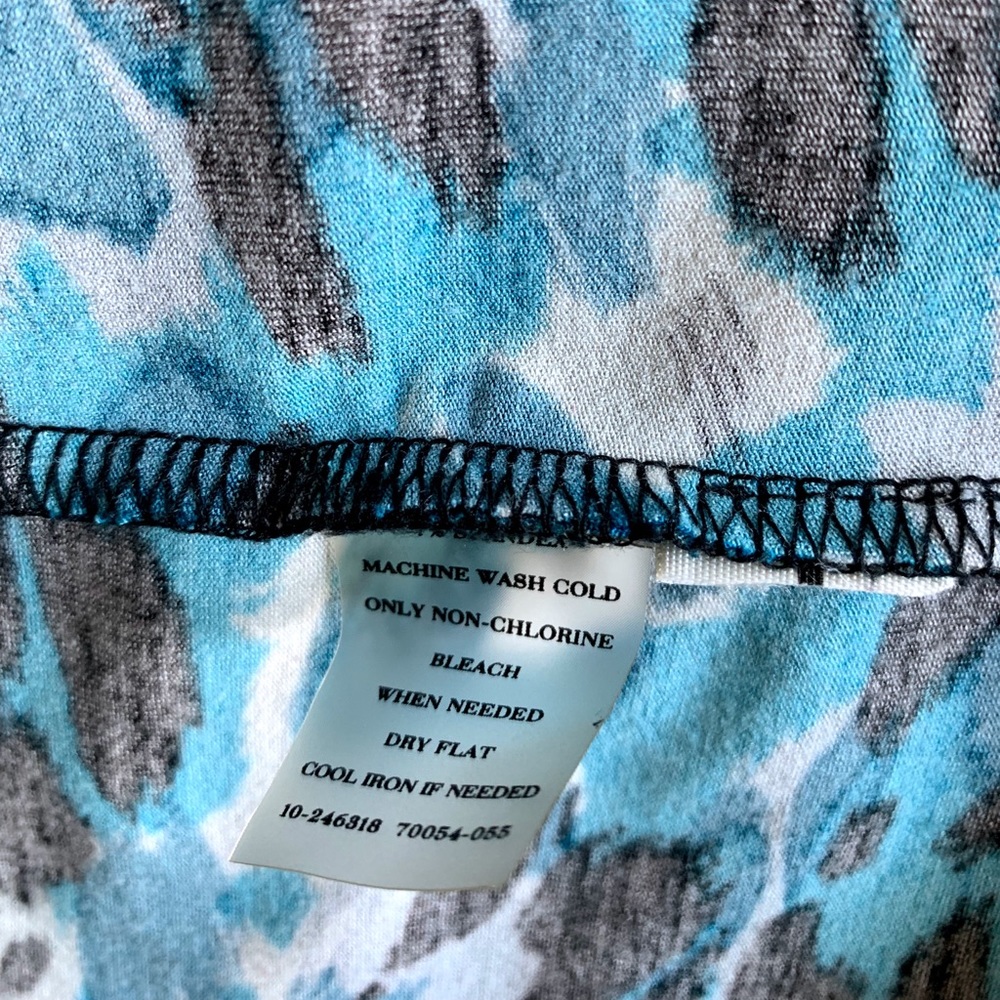 Ann Taylor Turquoise Leopard Print Dress - Picture 8 of 8